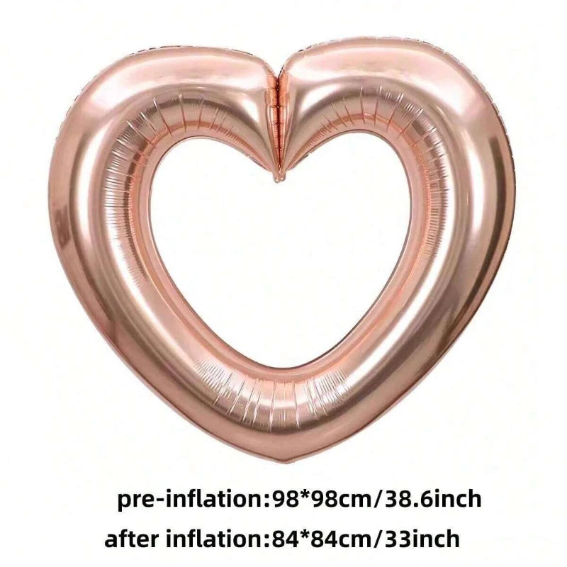 40-Inch Giant Heart Foil Balloon