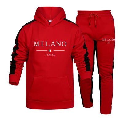 Men's sweatshirt set 2025 Autumn/winter 2-piece set.