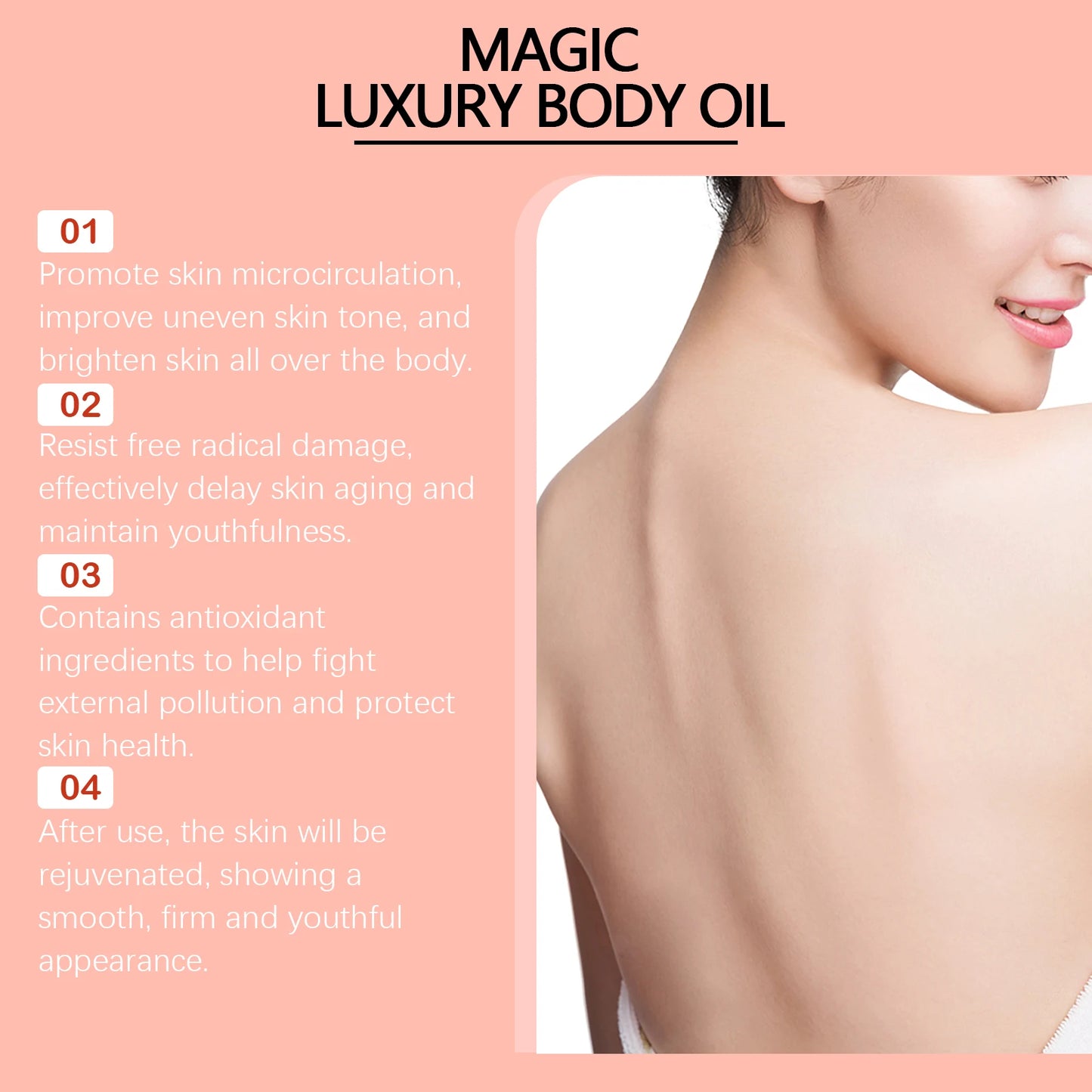 Tightening Body Oil Firming Lifting Reduce Fine Lines
