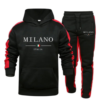 Men's sweatshirt set 2025 Autumn/winter 2-piece set.