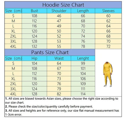 Men's sweatshirt set 2025 Autumn/winter 2-piece set.