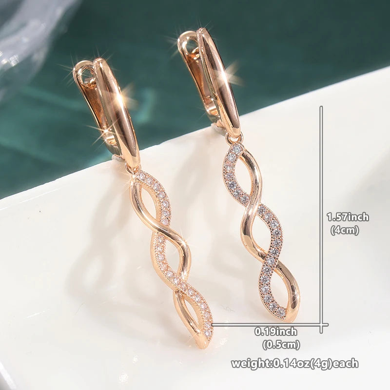 Fashion Classic Interwoven Synthetic Zirconia