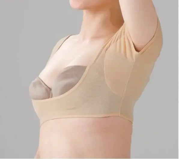T-shirt Sweat Pads Underarm Sweat Vest For Women Girls.