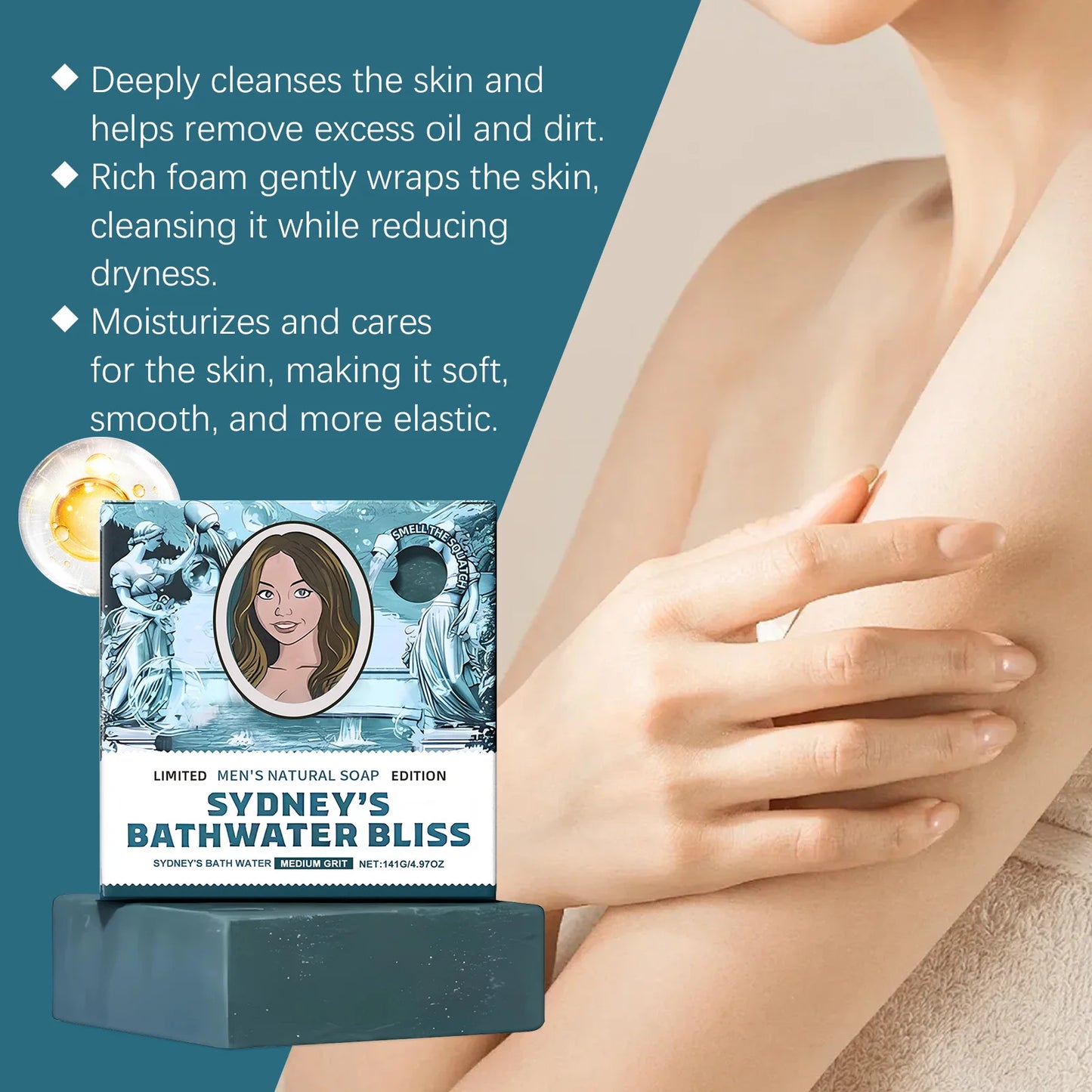 Natural Fragrance Body Soap Bar Deep Shower For Oily Skin Body